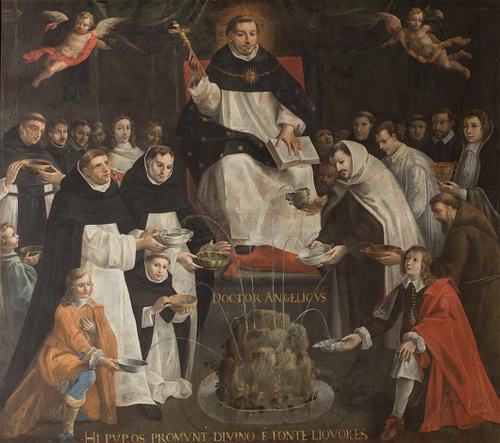 Thomas Aquinas as the "Angelic Doctor"