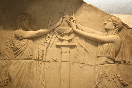 Ancient Greek Priest & Priestess (by Mark Cartwright, CC BY-NC-SA)