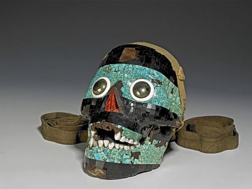 Tezcatlipoca Turquoise Skull (by Trustees of the British Museum, Copyright)