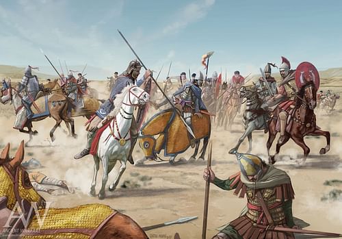 Battle of Immae (by Jose Morán, Copyright) Battle of Immae (by Jose Morán, Copyright)