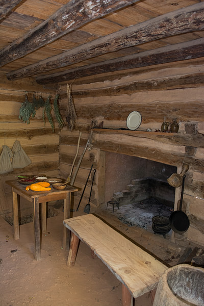 Slave Cabin Interior, Mount Vernon