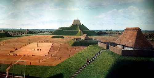 Model of Cahokia Mounds (by Thank You (21 Millions+) views, CC BY)