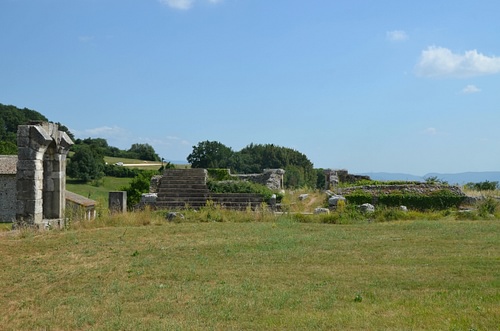 Twin Temples at Carsulae, Italy