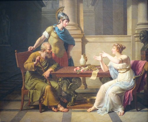 Socrates Visiting Aspasia