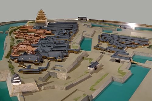 Model of Edo Castle during the Tokugawa Period (by Daderot, CC BY-NC-SA)