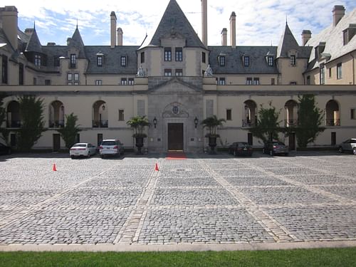 Oheka Castle as seen from the Parking Lot