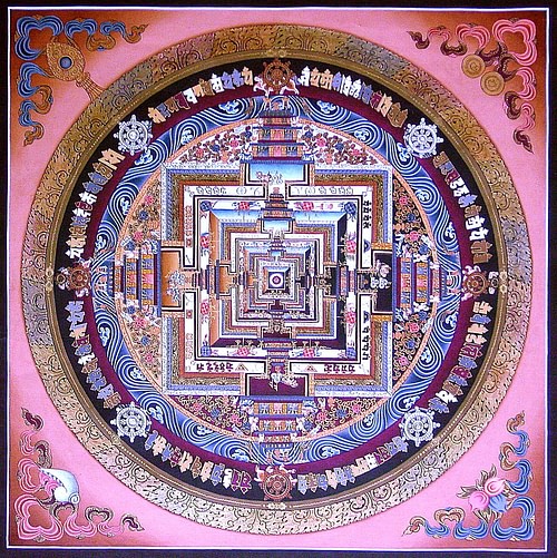 Tibetan Mandala, Sera Monastery (by Kosi Gramatikoff, Public Domain)