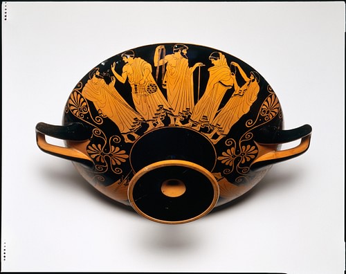 Kylix with Men Courting Youths