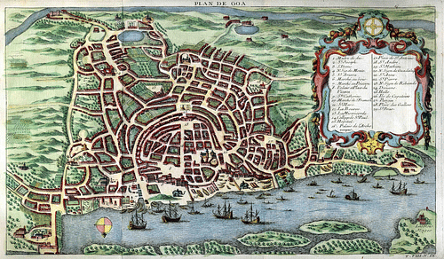 Map of Goa, c. 1750