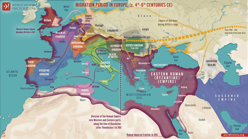 Saksonlar 7 Mitolojiler.com Migration Period in Europe During the 4th & 5th Century