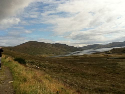 Vista panorâmica da Ilha de Skye, Escócia