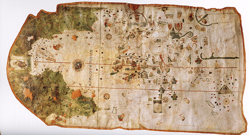Map of the World by Juan de la Cosa