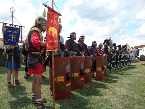 Reenactors of Legio V Alaudae