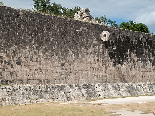 Ball Court Wall & Goal, Chichen Itza