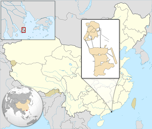 Portuguese Macao Map