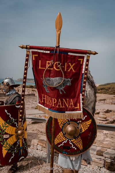 Recreated Standard of IX Hispana (by Legion IX Hispana Punta Umbría, Copyright)