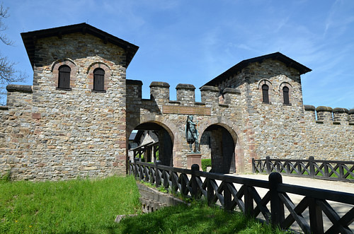 The Porta Praetoria of Saalburg Roman Fort