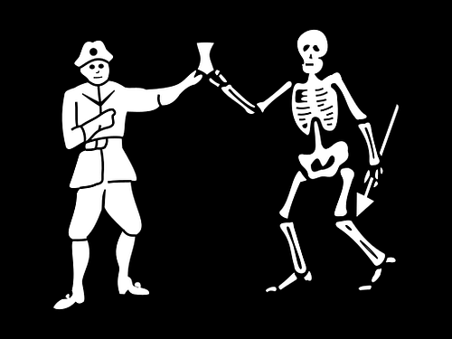 Pirate Flag of Bartholomew Roberts