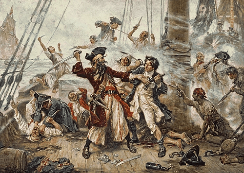 Blackbeard's Fight to the Death