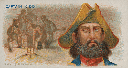 Captain Kidd Cigarette Card (by Metropolitan Museum of Art, Copyright)