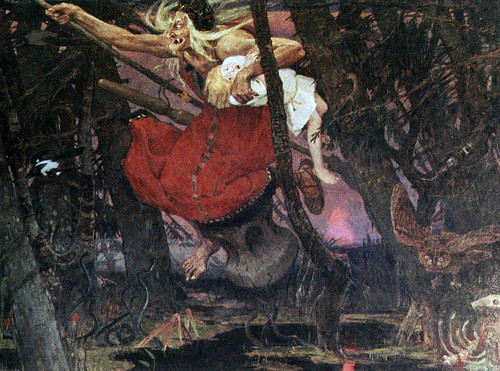 Baba Yaga by Vasnetsov