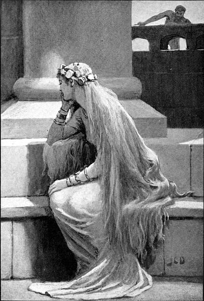 The Norse Goddess Sif (by John Charles Dollman, Public Domain)