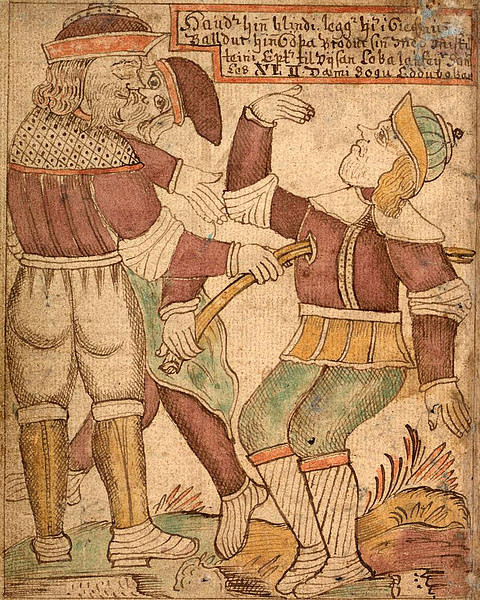 Baldr's Death (by Jakob Sigurðsson, Public Domain)