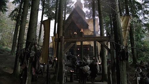 Temple at Uppsala as Depicted in the Vikings (by History Channel, Copyright, fair use)