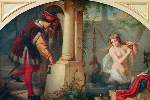 The Fair Melusine (by Julius Hübner, Public Domain)