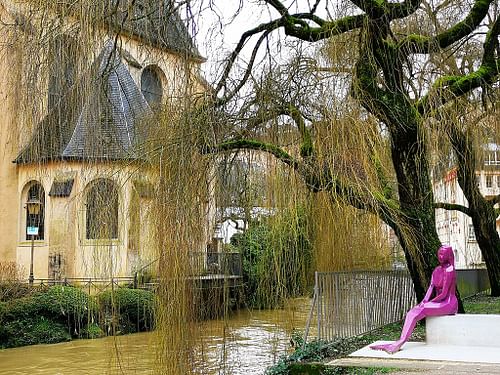 Modern-day Statue of Melusine, Luxembourg