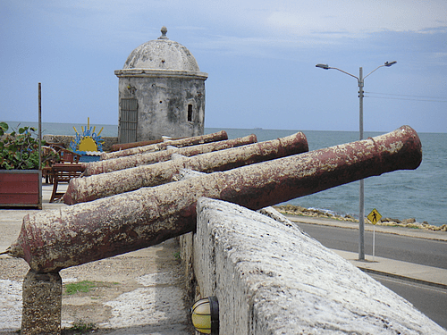 Cannons at Cartagena