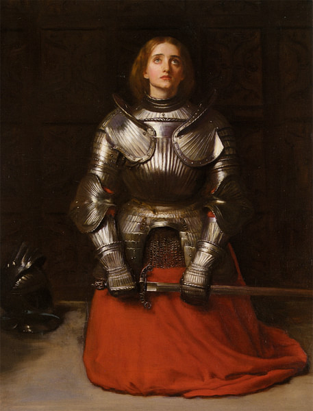Joan of Arc by John Everett Millais (by John Everett Millais, Public Domain)