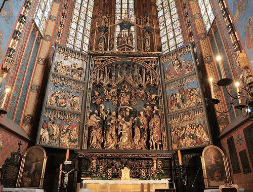 Altarpiece of the Death of the Virgin, Krakow
