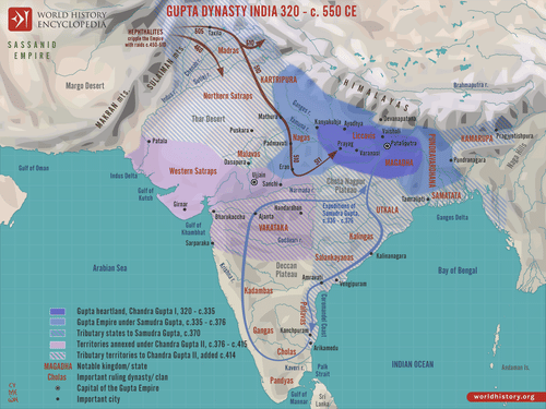 Antik Hindistan 9 Mitolojiler.com Gupta Dynasty India, 320 - c. 550 CE