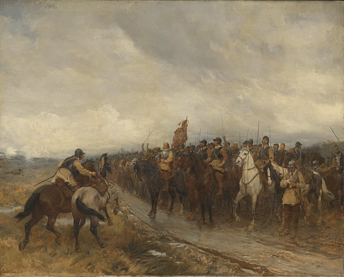 Oliver Cromwell at the Battle of Dunbar (by Tate Gallery, Public Domain)