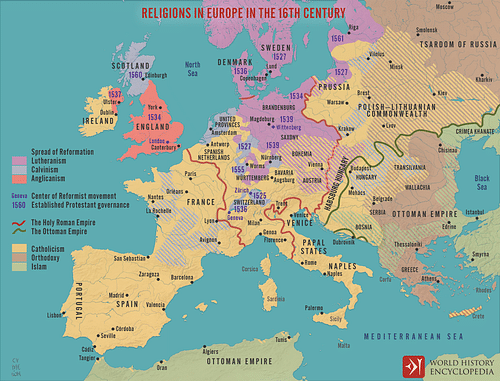 Religions in Europe in the 16th Century (by Simeon Netchev, CC BY-NC-SA)