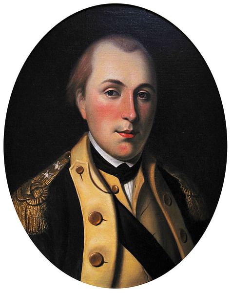 Marie Joseph Paul Yves Roch Gilbert Motier, Marquis De Lafayette (by Charles Wilson Peale, Public Domain)