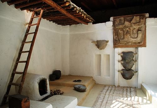 Reconstructed Interior of a House in Ҫatalhöyük