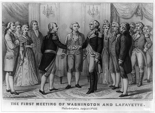 The First Meeting of Washington and Lafayette