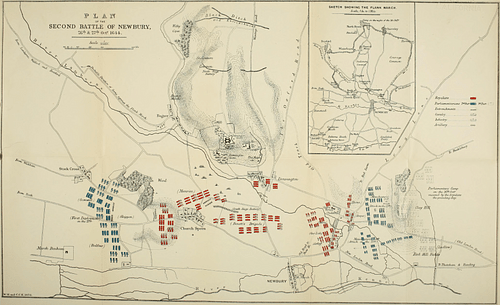 Troop Dispositions, Second Battle of Newbury