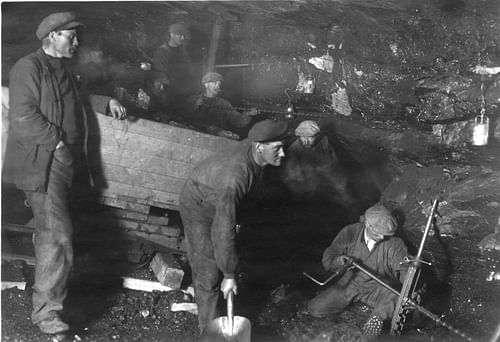Operações de mineração de Kings Bay Kull Compagni em Svalbard - 1918