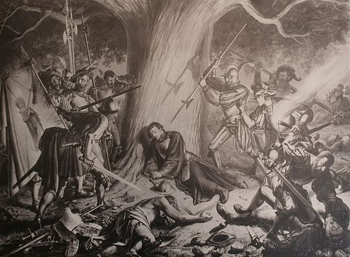 The Murder of Zwingli (by Karl Jauslin, Public Domain)