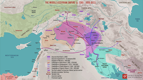 The Middle Assyrian Empire (c. 1365 - 1000 BCE)