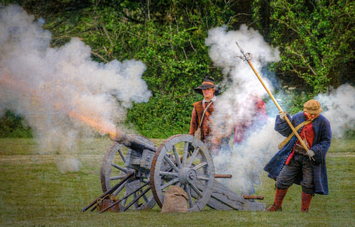 Civil War Cannon Fire