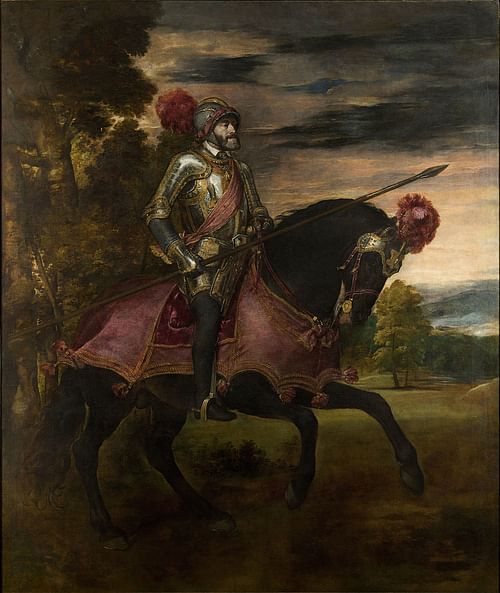 Equestrian Portrait of Charles V, Holy Roman Emperor (by Titian, Public Domain)