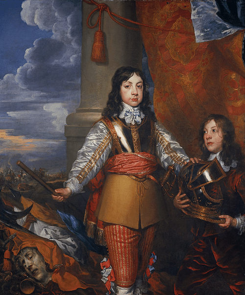 Great Britain 1643 English Scottish King Charles I W/ Crown 