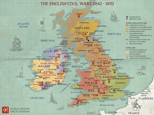 The English Civil Wars (1642 - 1651)