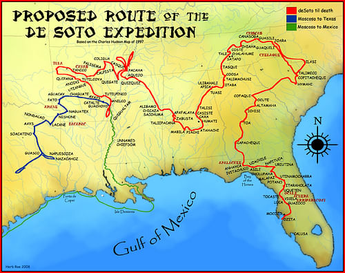 Route of the de Soto Expedition
