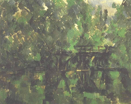 Bridge Across the Pond by Cézanne