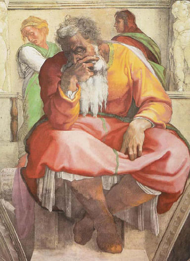 Jeremiah (by Michelangelo, Public Domain)